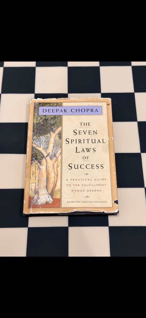 Deepak Chopra The Seven Spiritual Laws of Success Hardcover Book